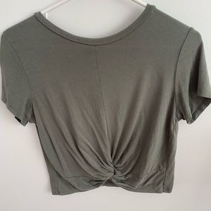 Max jeans green crop top